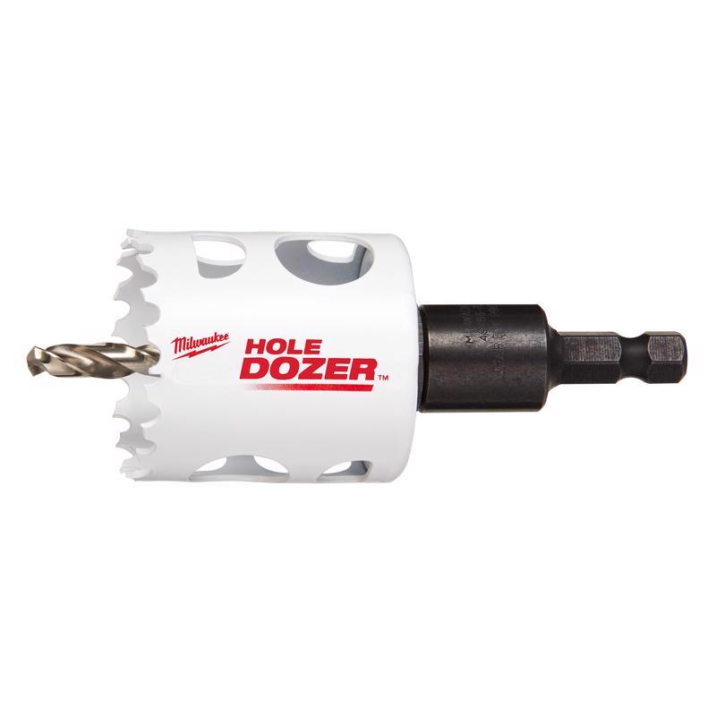 Milwaukee Hole Dozer 1-3/4 in. Bi-Metal Hole Saw with Arbor and Pilot Bit 1 pk, Pack of 2