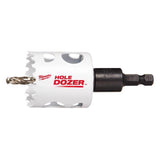 Milwaukee Hole Dozer 1-3/4 in. Bi-Metal Hole Saw with Arbor and Pilot Bit 1 pk, Pack of 2