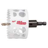 Milwaukee Hole Dozer 3 in. Bi-Metal Hole Saw with Arbor and Pilot Bit 1 pk, Pack of 2