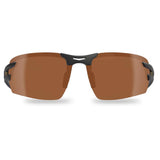 Edge Salita Anti-Fog Vapor Shield Safety Glasses Copper Lens Black Frame 1 pk