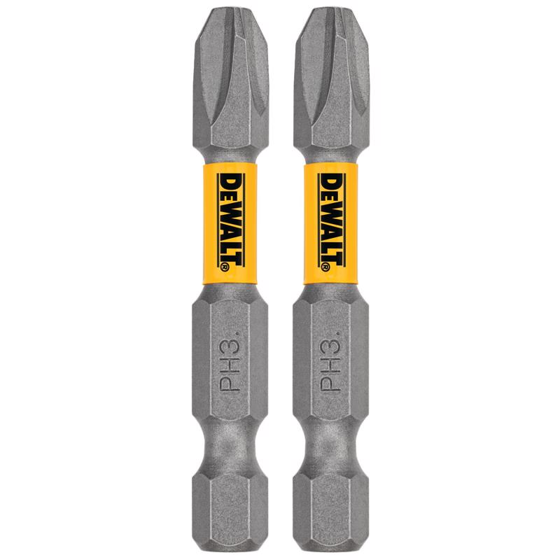DeWalt Max Fit Phillips #3 X 2 in. L Screwdriver Bit Set Steel 2 pk