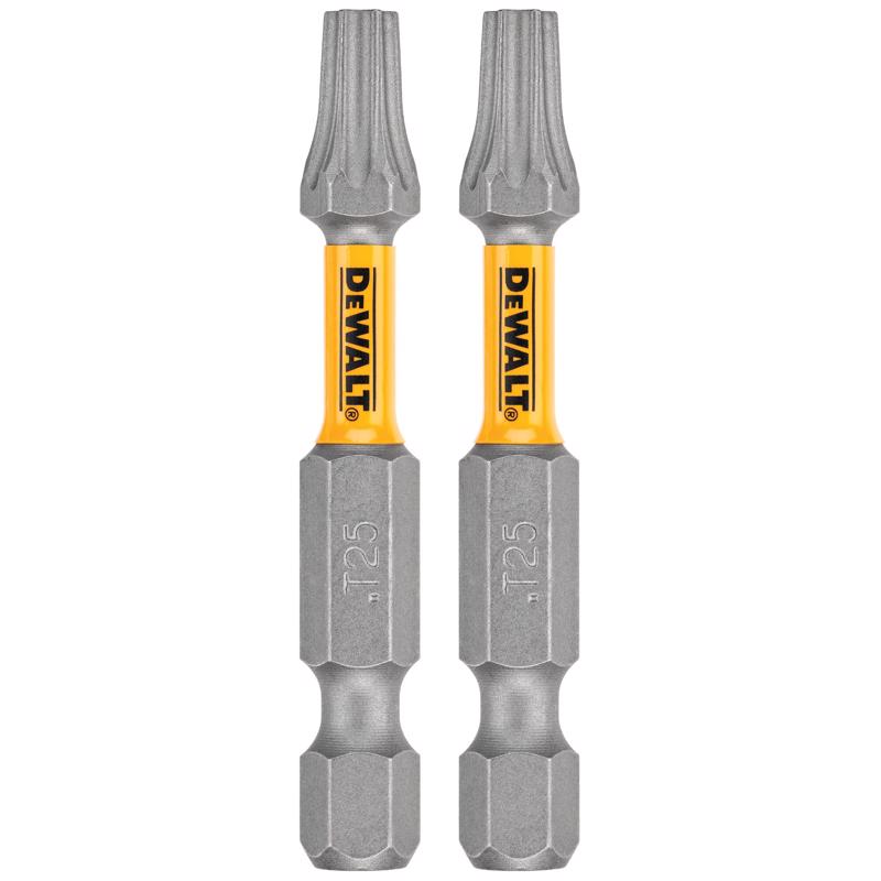 DeWalt Max Fit Torx #25 X 2 in. L Screwdriver Bit Set Steel 2 pk