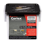FastenMaster Cortex No. 10 X 2-1/2 in. L Pebble Gray Torx Ttap Button Head Hidden Deck Fastener 224