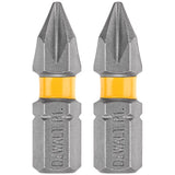 DeWalt Max Fit Phillips #1 X 1 in. L Screwdriver Bit Set Steel 2 pk