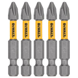 DeWalt Max Fit Phillips #2 X 2 in. L Screwdriver Bit Set Steel 5 pk