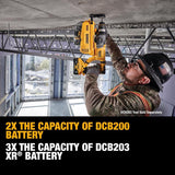 DeWalt 20V MAX DCB206-2 6 Ah Lithium-Ion Battery Combo Pack 2 pc