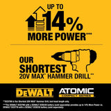 DeWalt 20V MAX ATOMIC 1/2 in. Brushless Cordless Hammer Drill Tool Only