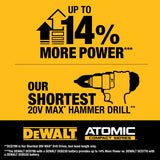 DeWalt 20V MAX ATOMIC 1/2 in. Brushless Cordless Hammer Drill Kit (Battery & Charger)