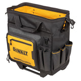 DeWalt Ballistic Nylon Tool Bag On Wheels Roller Tool Bag 27 pocket Black/Yellow 1 pc