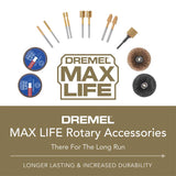 Dremel 1.62 in. L Sanding Drum Mandrel 1 pk