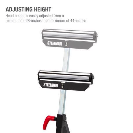 Steelman 28 in. H X 18.4 in. W X 17.25 in. D Adjustable Sawhorse Supports 150 lb. cap. 1 pc
