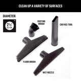 Craftsman 2-1/2 in. D Wet/Dry Vac Attachment 4 pc