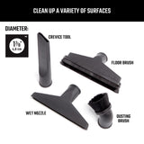 Craftsman 1-7/8 in. D Wet/Dry Vac Attachment 4 pc