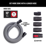 Craftsman 10 ft. L X 1-7/8 in. D Wet/Dry Vac Hose 6 pc
