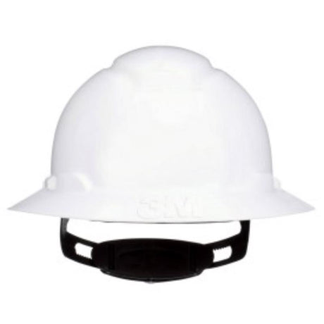 3M SecureFit 4-Point Ratchet Full Brim Hard Hat White