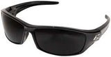 Edge SR116 Non-Polarized Safety Glasses, Smoke Lens, Black Frame, Unisex, Full Frame, Nylon Frame
