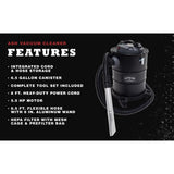 Cleveland Iron Works AV65GALB 6.5 gal Corded Ash Vacuum 110 V 5.5 HP