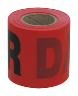 C.H. Hanson 200 ft. L X 3 in. W Plastic Danger Barricade Tape Red