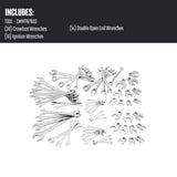 Craftsman Metric and SAE Wrench Set 60 pc