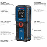 Blaze Laser Measure 100 ft. Black/Blue 1 pc, Pack of 2