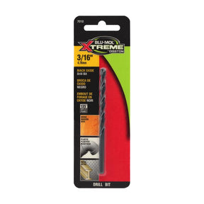 Blu-Mol Xtreme 3/16 in. High Speed Steel Drill Bit 1 pk