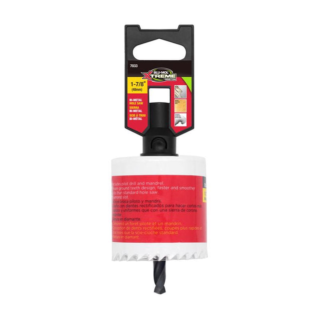 Blu-Mol Xtreme 1-7/8 in. Bi-Metal Hole Saw 1 pk
