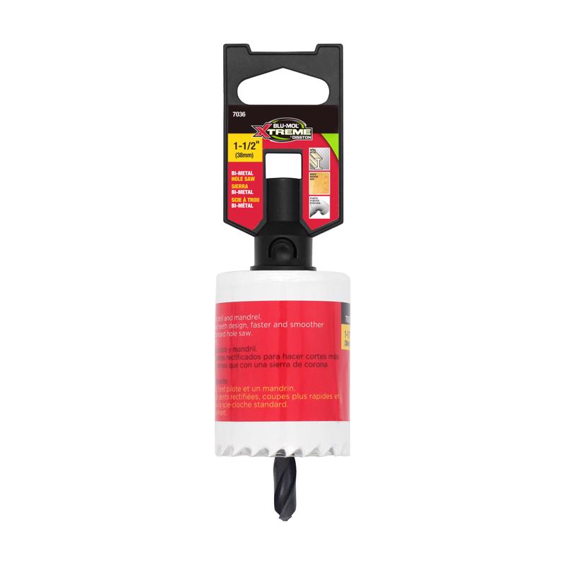 Blu-Mol Xtreme 1-1/2 in. Bi-Metal Hole Saw 1 pk
