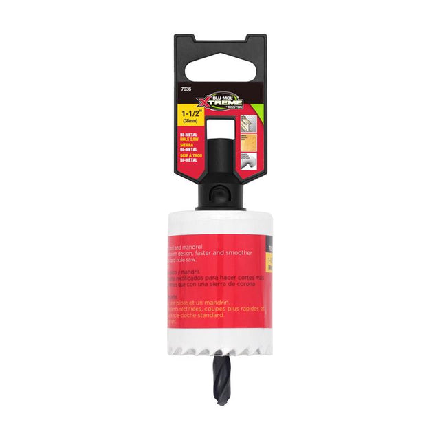 Blu-Mol Xtreme 1-1/2 in. Bi-Metal Hole Saw 1 pk