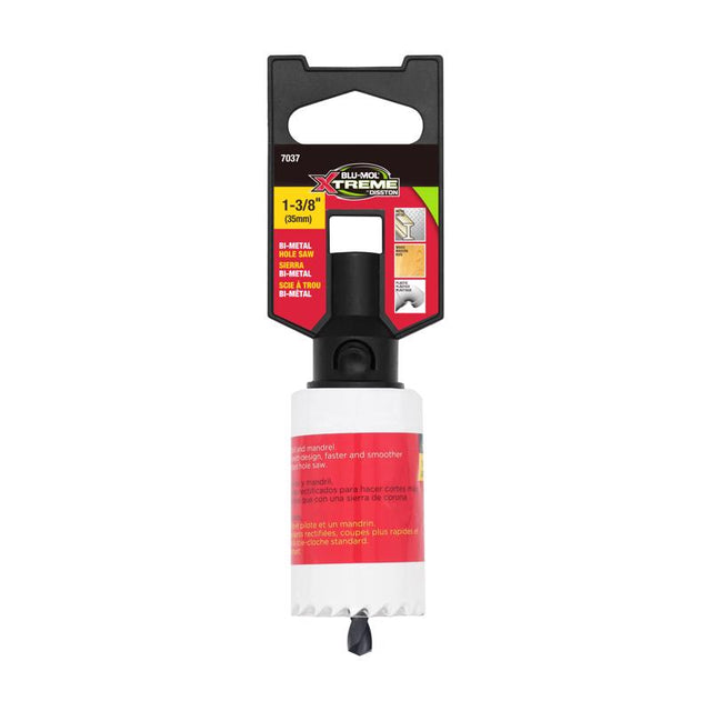 Blu-Mol Xtreme 1-3/8 in. Bi-Metal Hole Saw 1 pk