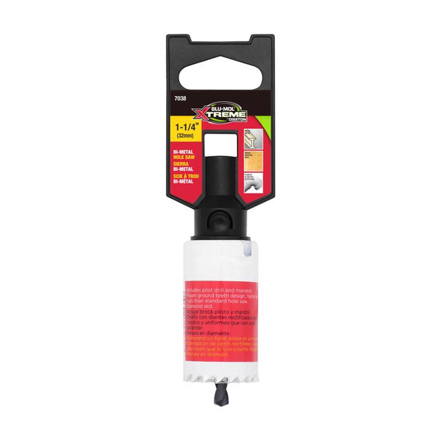 Blu-Mol Xtreme 1-1/4 in. Bi-Metal Hole Saw 1 pk