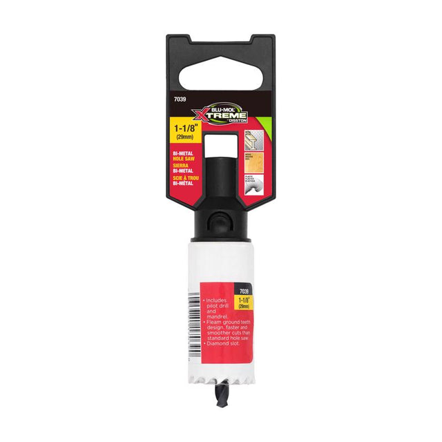 Blu-Mol Xtreme 1-1/8 in. Bi-Metal Hole Saw 1 pk