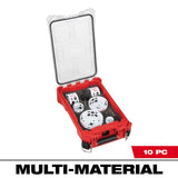 Milwaukee Hole Dozer Bi-Metal Hole Saw Kit 10 pk