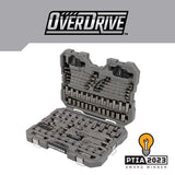 Craftsman OVERDRIVE 1/4 & 3/8 & 1/2 in. drive Metric/SAE 6 Point Mechanic's Tool Set 121 pc