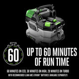 EGO Power+ WDV0900 9 gal Cordless Wet/Dry Vacuum Tool Only 56 V