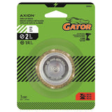 Gator 2 in. Fine Crimped Wire Cup Brush Brass Coated Steel 4500 rpm 1 pc
