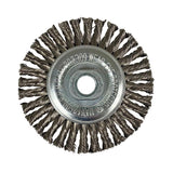 Gator 4 in. Fine Knotted/Twisted Wire Wheel Brass Coated Steel 12500 rpm 1 pc