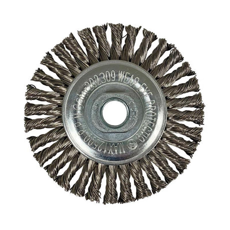 Gator 4 in. Fine Knotted/Twisted Wire Wheel Brass Coated Steel 12500 rpm 1 pc