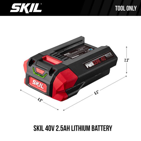 SKIL 40V PWR CORE BY8705-00 2.5 Ah Lithium-Ion Battery 1 pc