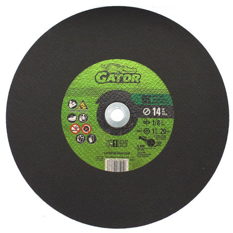 Gator 14 in. D X 1 in. Aluminum Oxide/Silicon Carbide Masonry Cutting Wheel 1 each