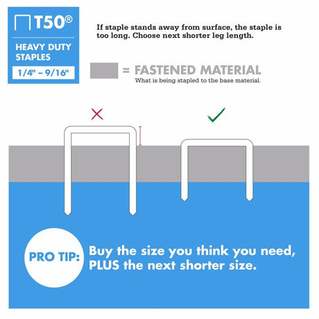 Arrow T50 3/8 in. Heavy Duty Stapler