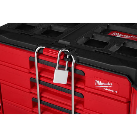 Milwaukee PACKOUT 22 in. Modular 4-Drawer Tool Box Black/Red