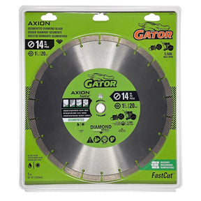 Gator FastCut 14 in. D X 1 in. Diamond Segmented Rim Saw Blade 1 pk