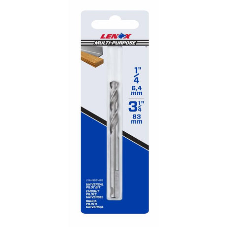 Lenox 1/4 in. High Speed Steel Hole Saw Pilot Bit 1 pc