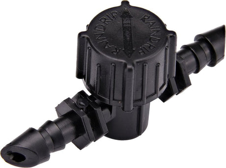 Raindrip 612010B In-Line Valve, 1/4 in, Barb