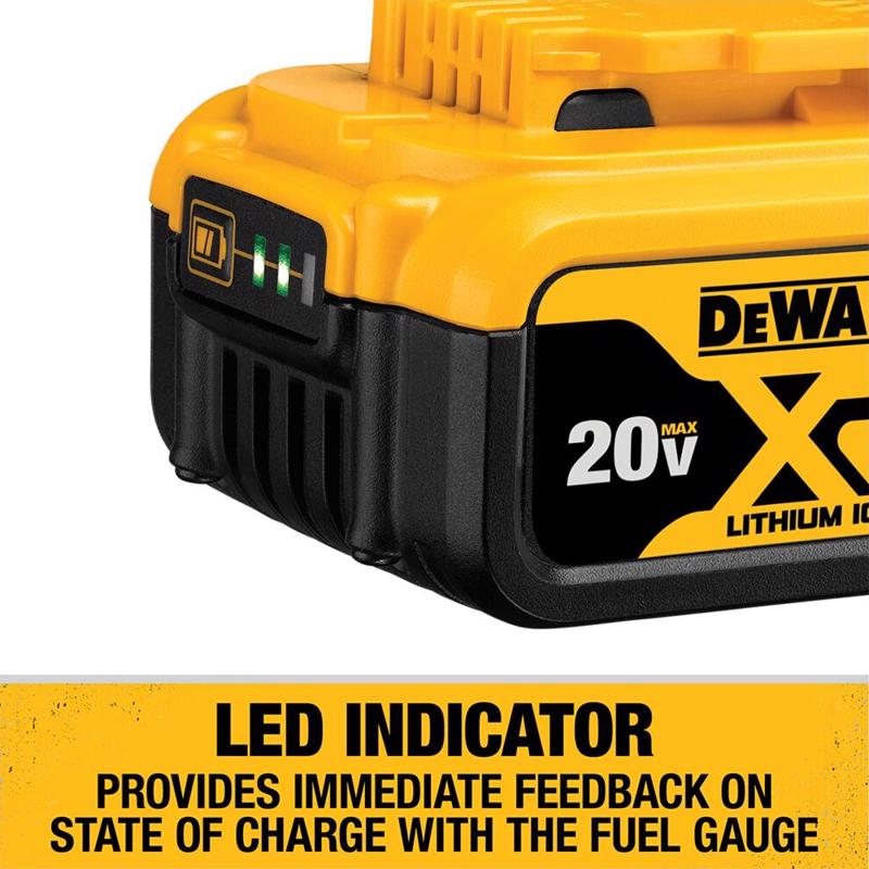 DeWalt 20V MAX XR DCB205CK 5 Ah Lithium-Ion Battery and Charger Starter Kit 3 pc