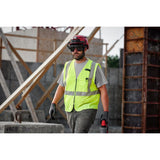 Milwaukee Reflective Class 2 Safety Vest High Visibility Yellow 2X/3X