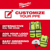 Milwaukee CSA Type R/Class 2 Reflective Mesh/One Pocket Safety Vest High Visibility Orange S/M
