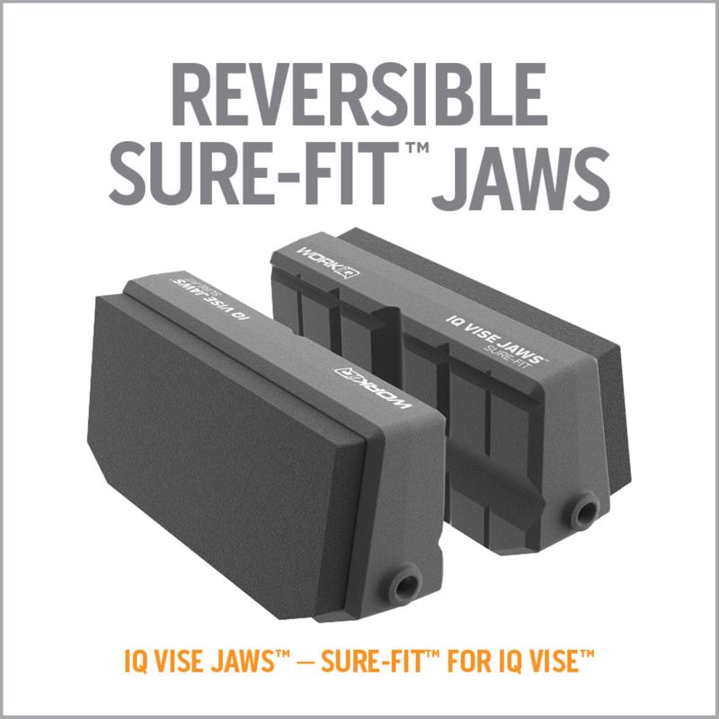 Work IQ Vise Jaws - Sure Fit Die Cast Aluminum Vise