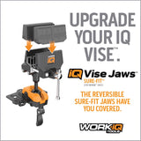 Work IQ Vise Jaws - Sure Fit Die Cast Aluminum Vise