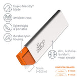 Slice 6.17 in. Carton Cutter Silver 1 pc